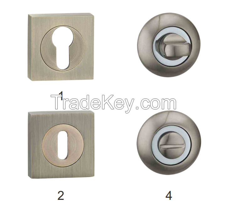 Brass Brushed Zinc Alloy Door Handle