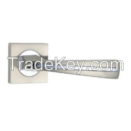 High Quality Zinc Alloy Dummy Door Handle Simple Round Interior Door Handle Lever America Style Color Grey Separate Door Handle