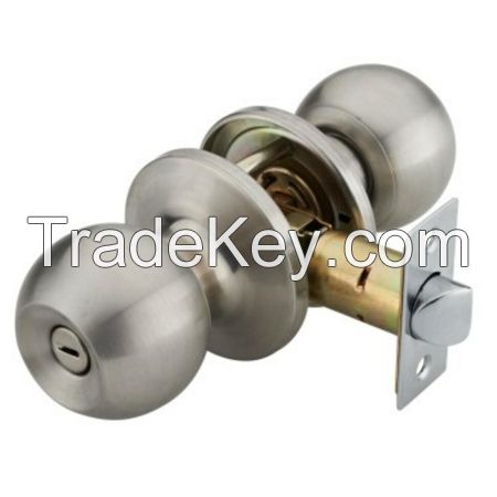 Tubular Door Knob Key Lock