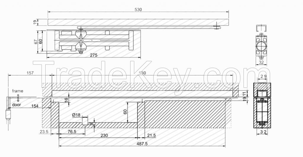 Concealed Door Closer