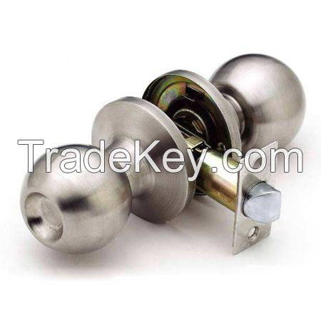 Tubular Door Knob Key Lock