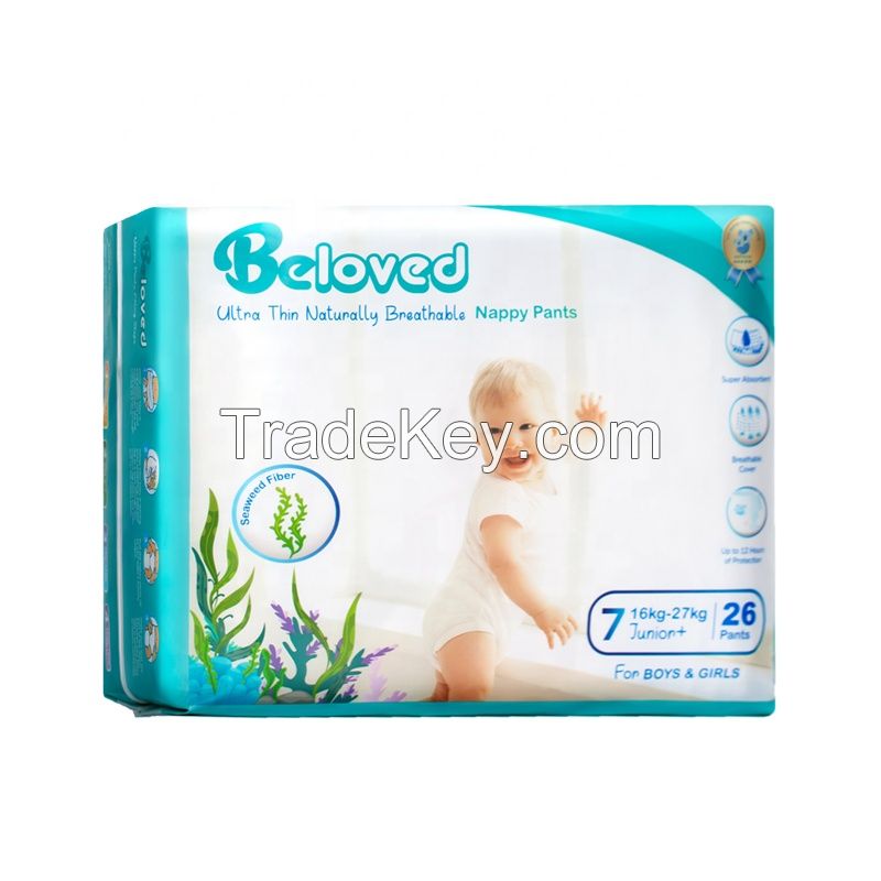 Factory Wholesale Fast and High Absorption Ultra Thin Soft Baby Infant Nappy Baby Paper Diaper