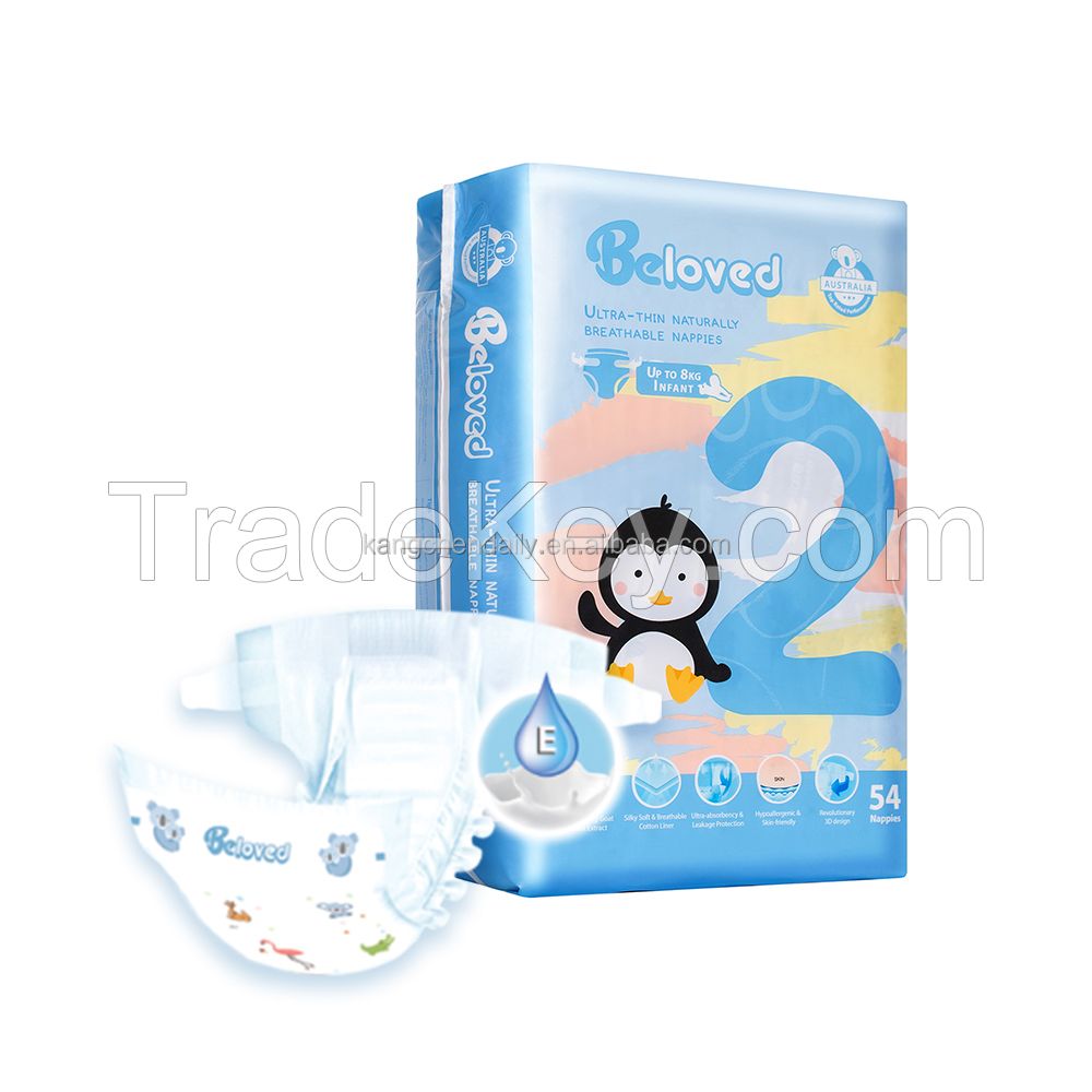 Factory Wholesale Fast and High Absorption Ultra Thin Soft Baby Infant Nappy Baby Paper Diaper