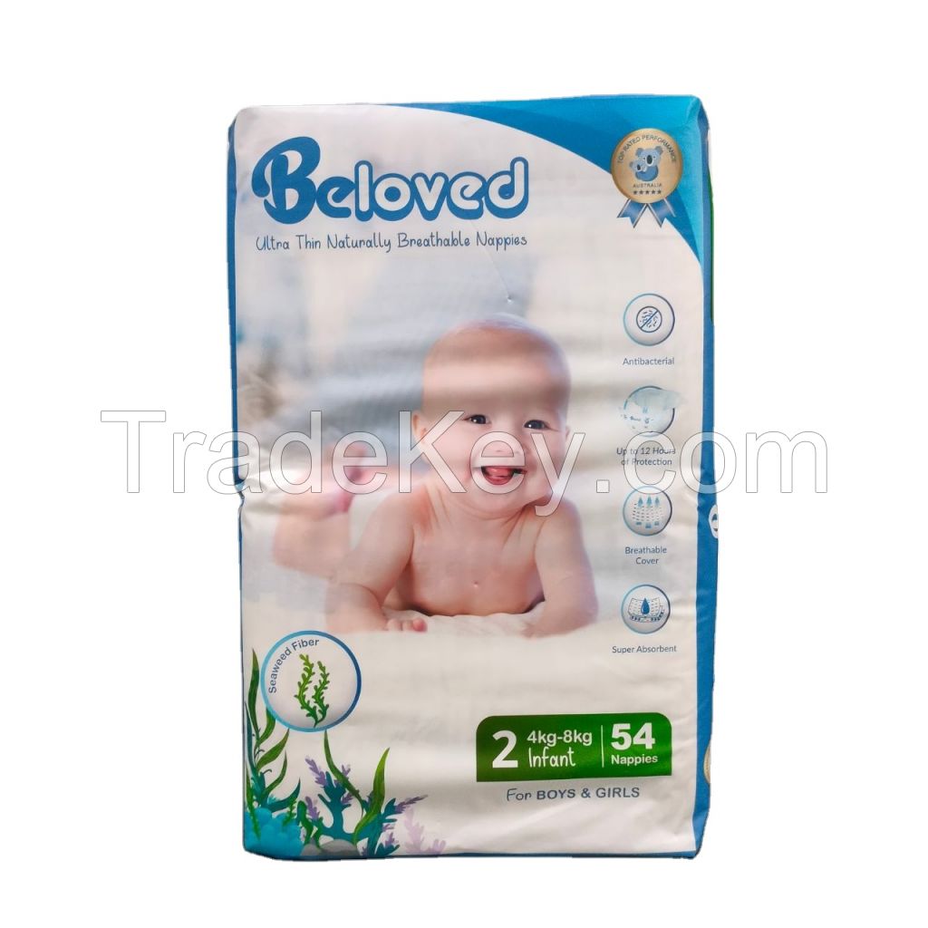 Factory Wholesale Fast and High Absorption Ultra Thin Soft Baby Infant Nappy Baby Paper Diaper