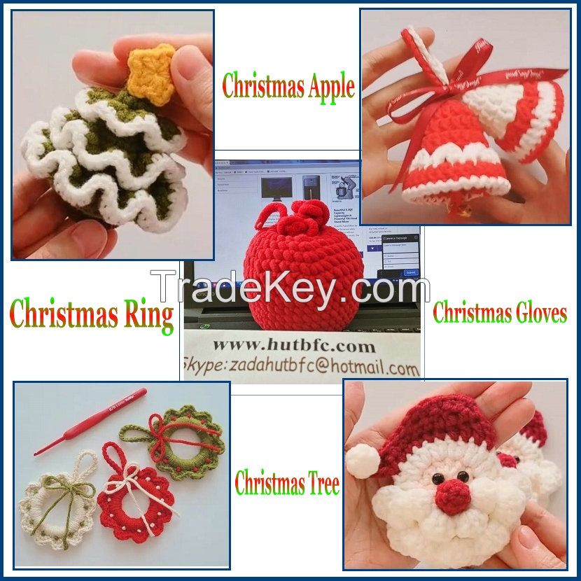 Crochet Apple, 100% Handmade Phone Pendants, Cute Christmas Pendant