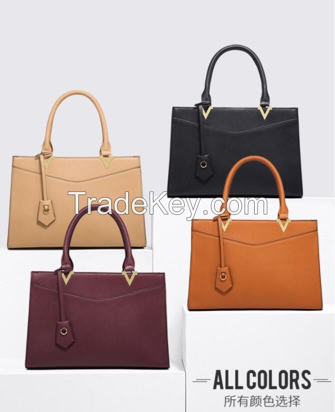 ISO BSCI custom logo pu leather designer handbags fashion luxury handbags sets for women tote bags ladies bags women handbags