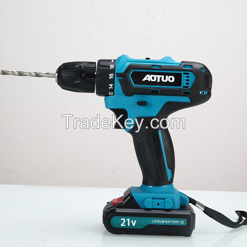 Factory Price 21V Rechargeable Power Screw drivers Lithium Electric Drill Set Cordless Electric Screwdriver