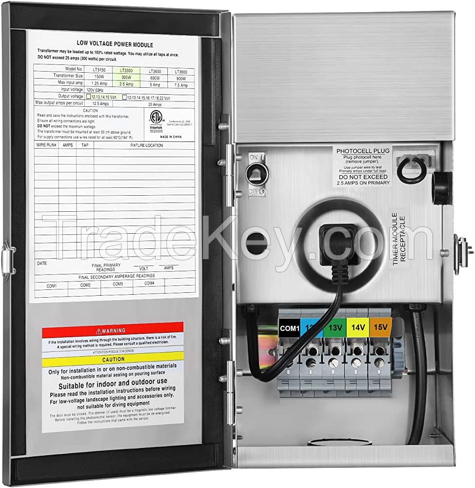 150W 300W Stainless Steel Enclosure Landscape Transformers