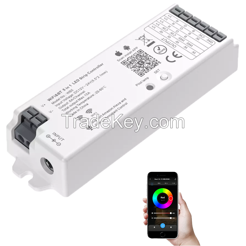 WiFi&amp;BT 5 in 1 LED controller