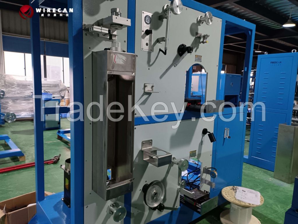 Optical Fiber Coloring and rewinding machine