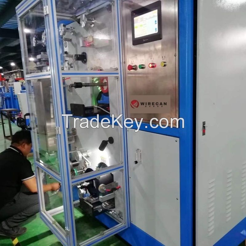 Optical Fiber Coloring and rewinding machine