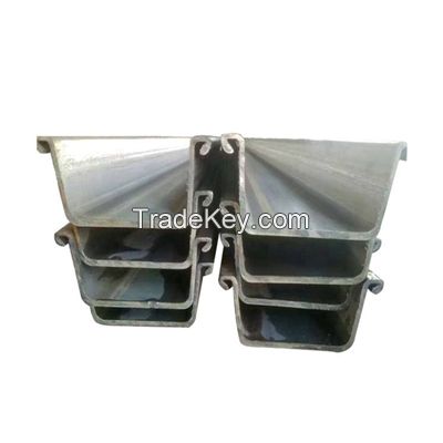 Hot selling U-shaped hot-rolled 2-type steel sheet pile