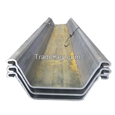 Hot selling U-shaped hot-rolled 2-type steel sheet pile