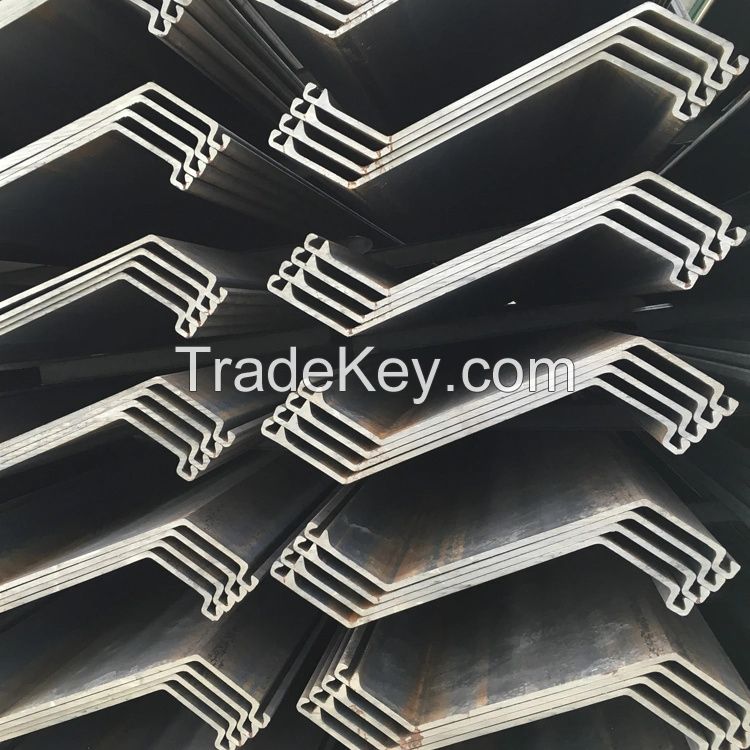 professional Manufacturing U/Z Type Q235 Q345 Q355 Sy295 Sy390 S355j0 S355j2h Type 2/4 Hot Rolled/Cold Formed/Larsen Steel Sheet Pile