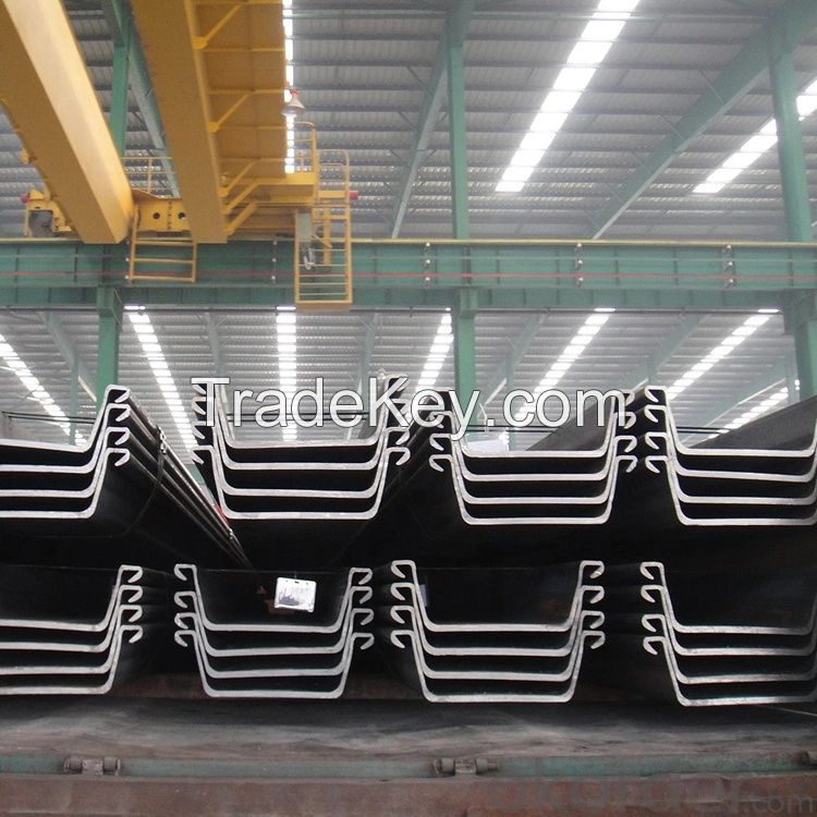 professional Manufacturing U/Z Type Q235 Q345 Q355 Sy295 Sy390 S355j0 S355j2h Type 2/4 Hot Rolled/Cold Formed/Larsen Steel Sheet Pile