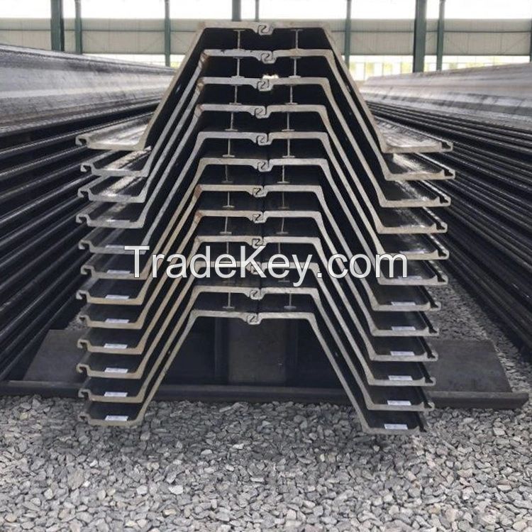 professional Manufacturing U/Z Type Q235 Q345 Q355 Sy295 Sy390 S355j0 S355j2h Type 2/4 Hot Rolled/Cold Formed/Larsen Steel Sheet Pile