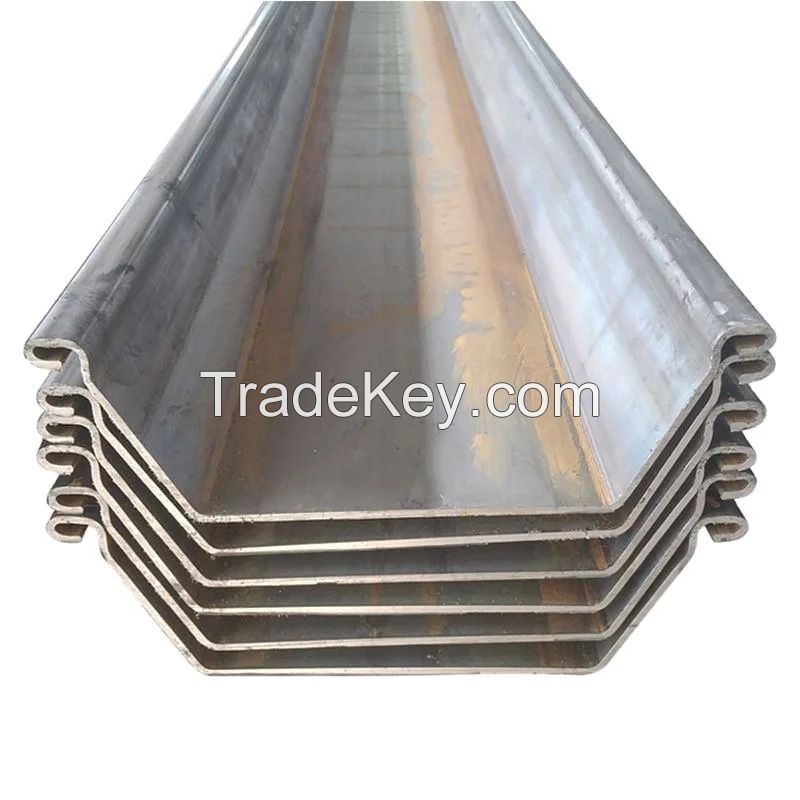 professional Manufacturing U/Z Type Q235 Q345 Q355 Sy295 Sy390 S355j0 S355j2h Type 2/4 Hot Rolled/Cold Formed/Larsen Steel Sheet Pile