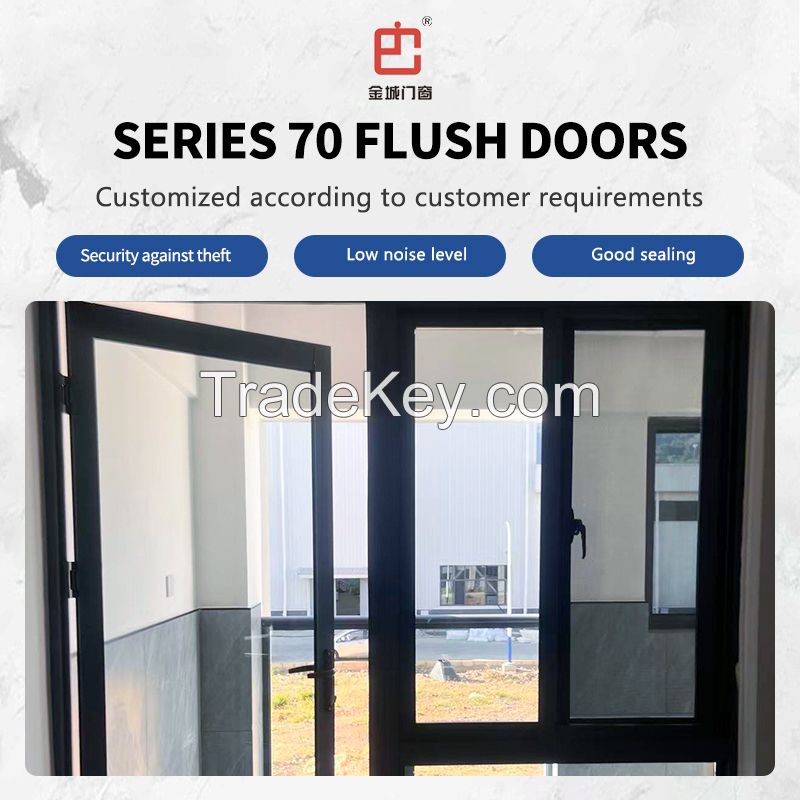 Jingcheng 70 Series Flat Door, Flat Door Ventilation Effect Is Good, Customized Products