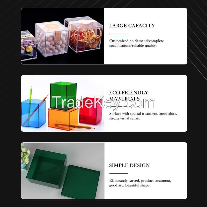 Senchun Acrylic Boxes, Food Gift Boxes, Packaging Tissue Boxes Customized Products