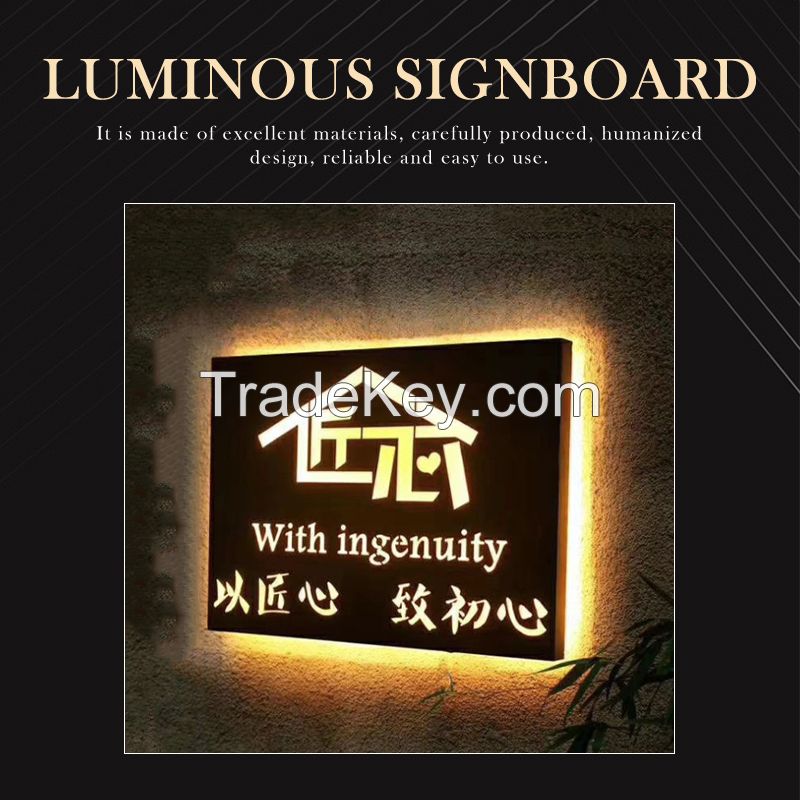 Senchun Store Signs Illuminated Signs Illuminated Light Boxes Customized Products