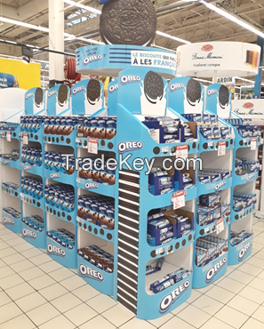 Free New Custom Design High Quality Promotion Recyclable Paper Display Box For Products Show