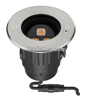 IP67 3W~40W LED Beam Adjustable Underground Lights With Waterstop Connector