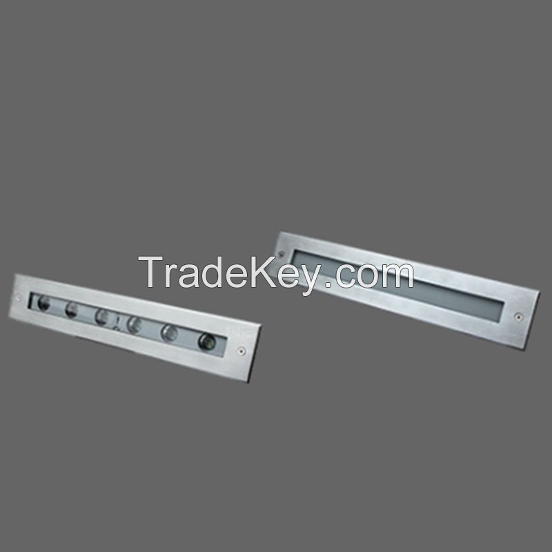 IP67 6W~72W LED Linear Inground Lights With Waterstop Connector