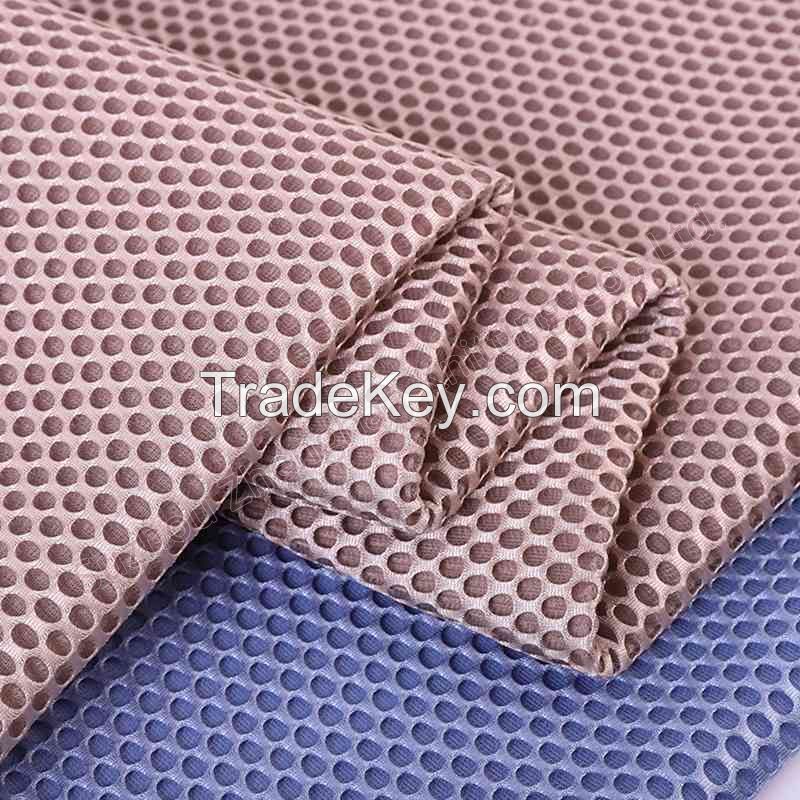 Warp knitted 100% polyester sandwich air mesh fabric