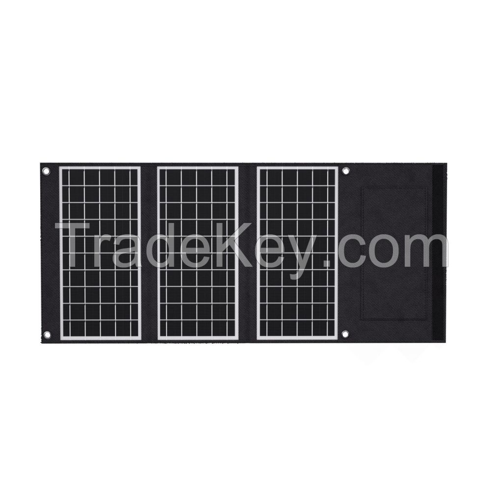 Hot-selling Outdoor Solar Panesl 30W 100W PV Solar Panels to Charge Phone Power Bank Portable Solar Panels