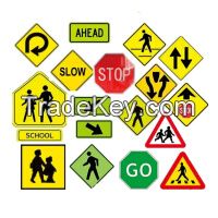 Traffic signs traffic signs road signs speed limit signs road signs warning signs reflective slow down 60cm