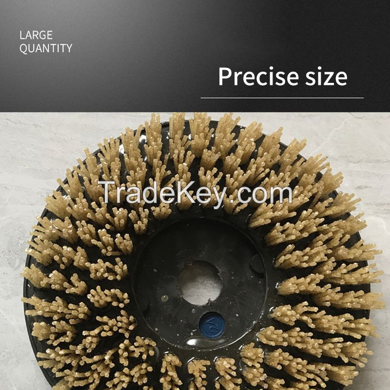 Horseshoe-shaped antique brush stone antique brush grinding wire brush polishing brush stone cleaning retro brush