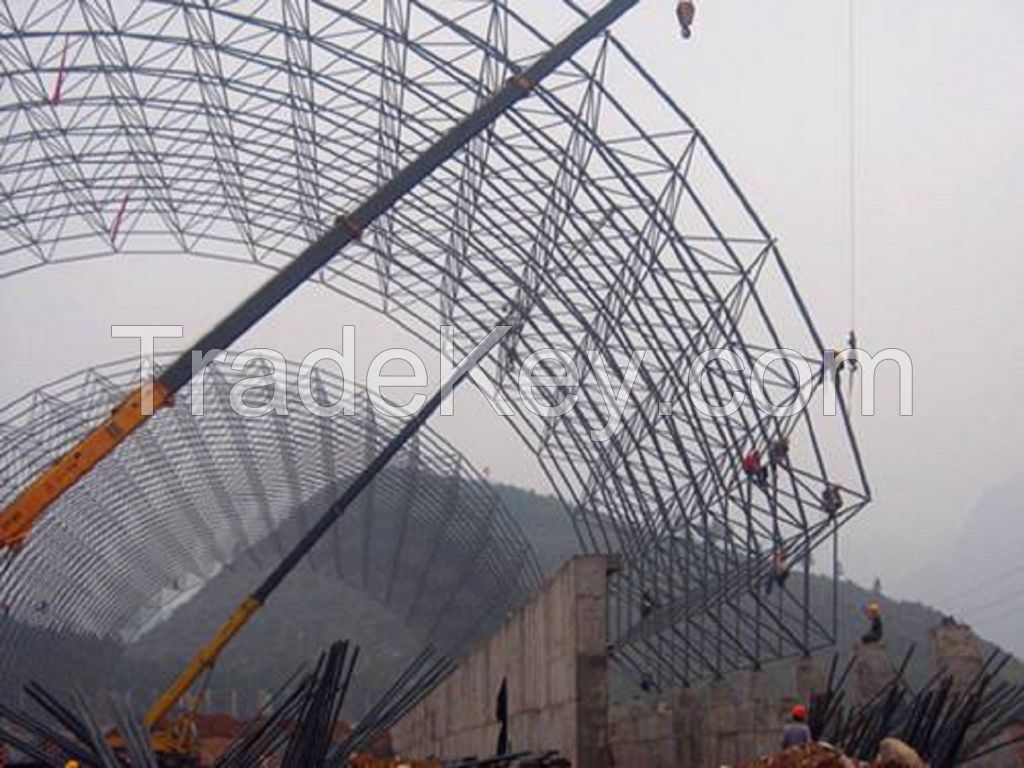 Factory Price Steel Structure Space Frame Roofing Shed Coal Shed