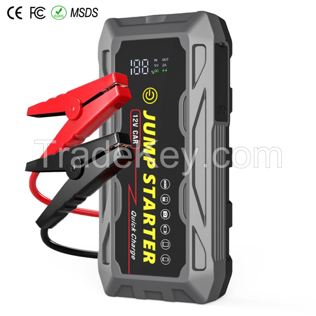 J03 Jump Starter 2023 Battery Car Accessories 16000mah Lithium Battery Jump Starter For Cars Waterproof Ip66 12v Jump Starter Car Kit