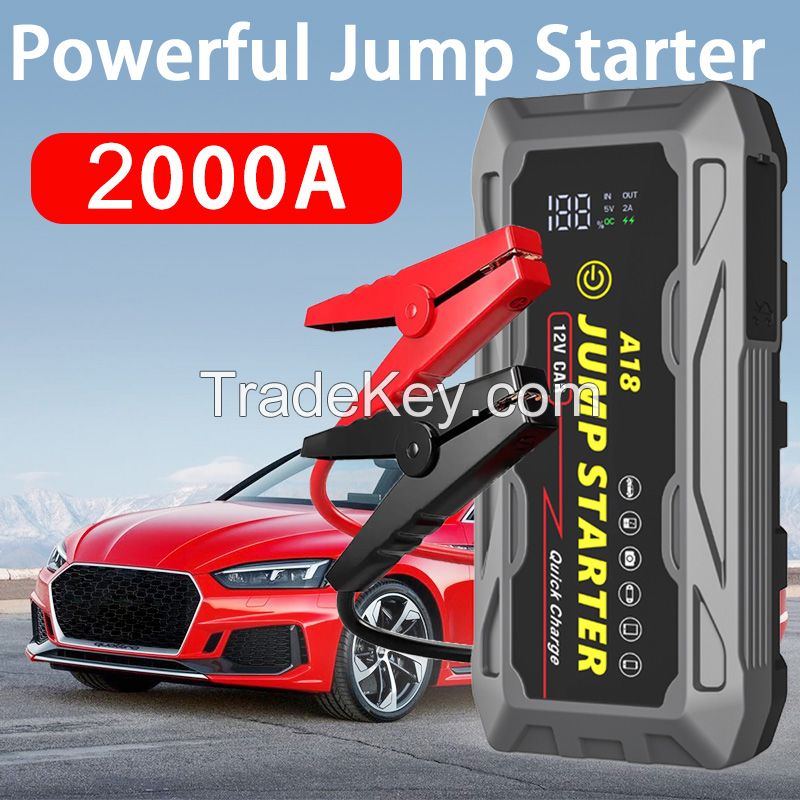 J03 Jump Starter 2023 Battery Car Accessories 16000mah Lithium Battery Jump Starter For Cars Waterproof Ip66 12v Jump Starter Car Kit