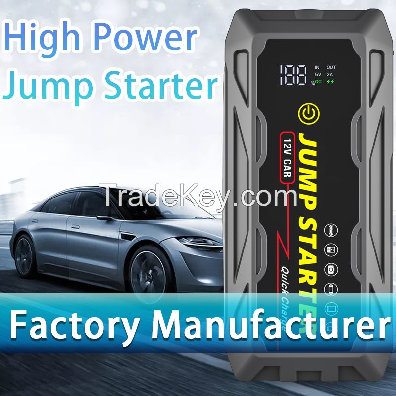 J03 Jump Starter 2023 Battery Car Accessories 16000mah Lithium Battery Jump Starter For Cars Waterproof Ip66 12v Jump Starter Car Kit