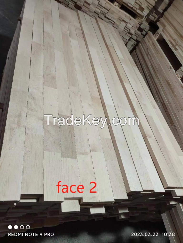 Hard Maple Sport Flooring, Hard Maple F/J narrow strips