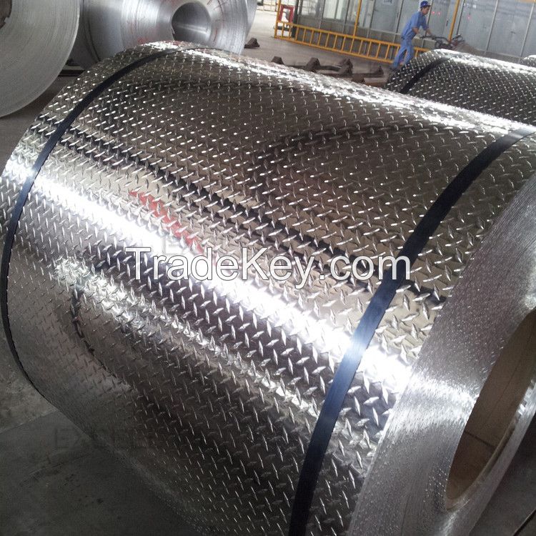 2mm 3mm 5mm 5052 aluminium tread coil for decoration