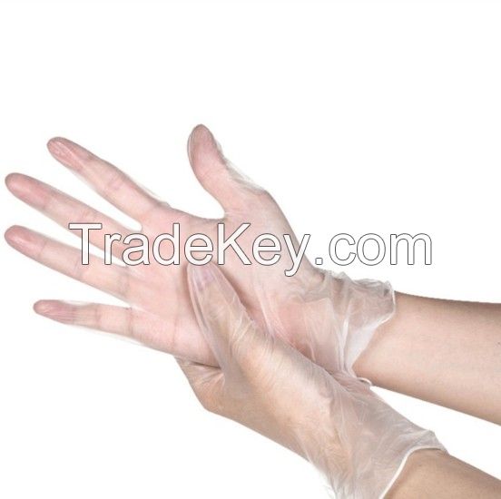 Disposable vinyl gloves powder free for food grade 