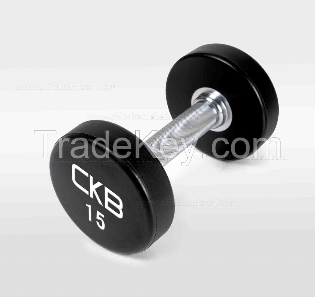 Round CPU TPU Rubber Dumbbell