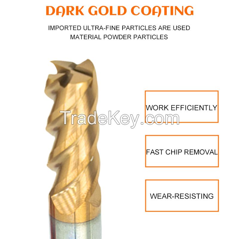 Heat treatment mold tungsten steel milling cutter