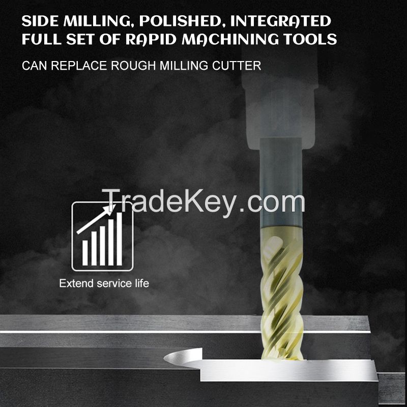 Electrode mirror tungsten steel milling cutter