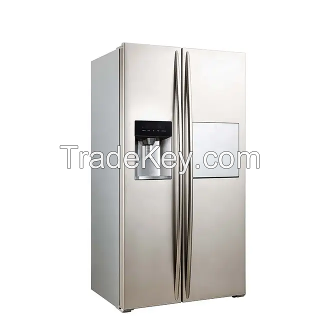 Frost free refrigerator with ice and water side by side refrigerator