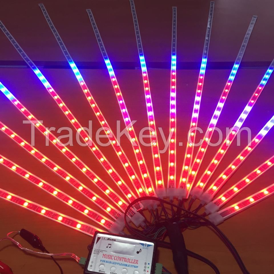 Flash LED Strip Light firework light with music controller