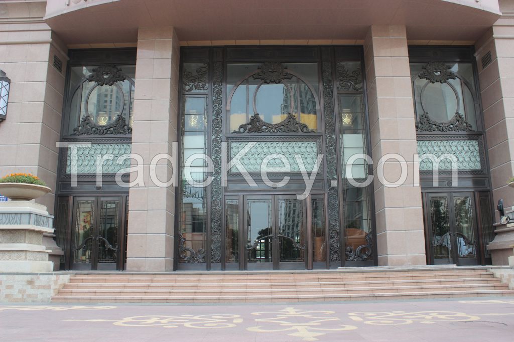 Customized copper doors