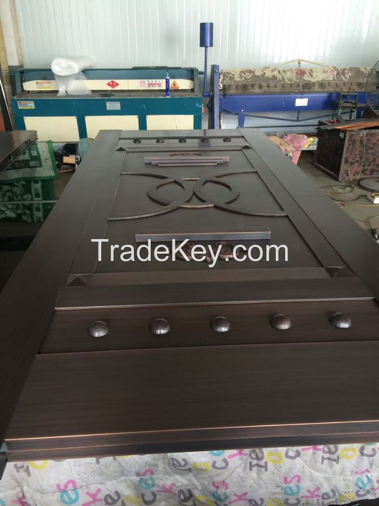 Customized copper doors