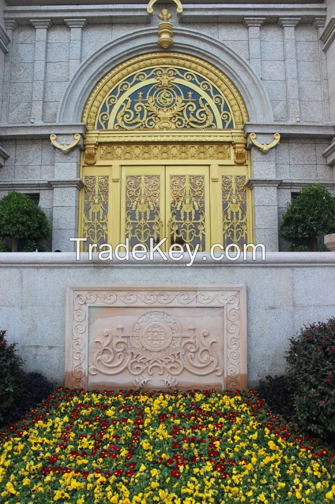 Customized copper doors