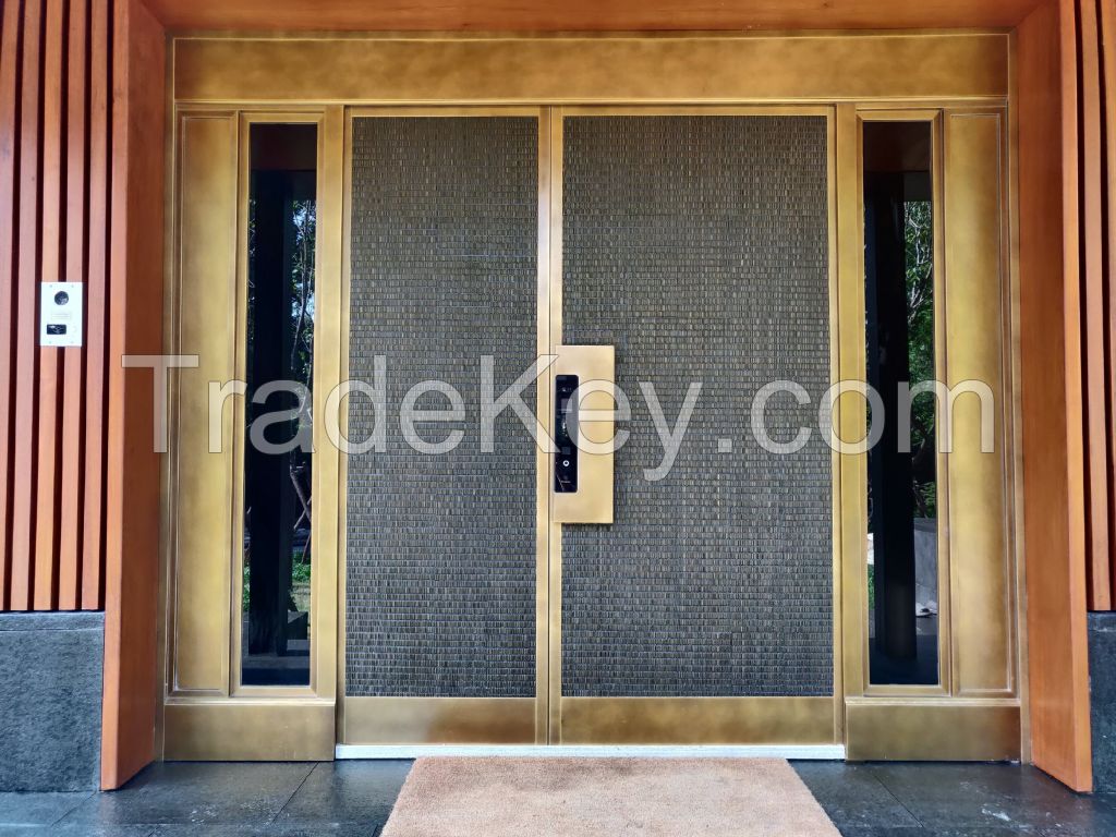 Customized copper doors