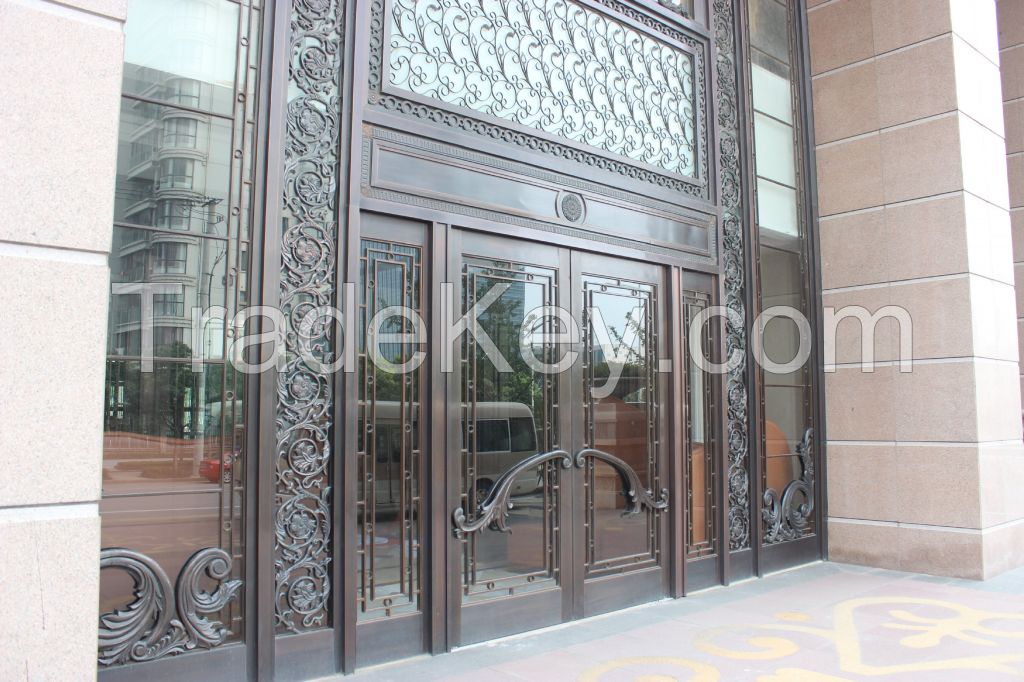 Customized copper doors