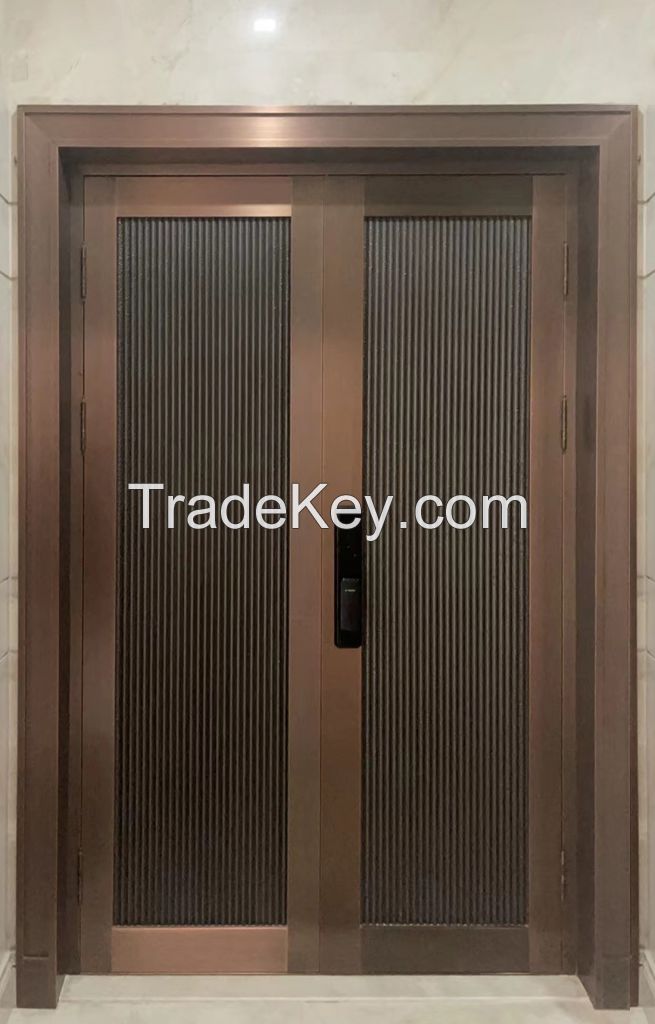 Customized copper doors