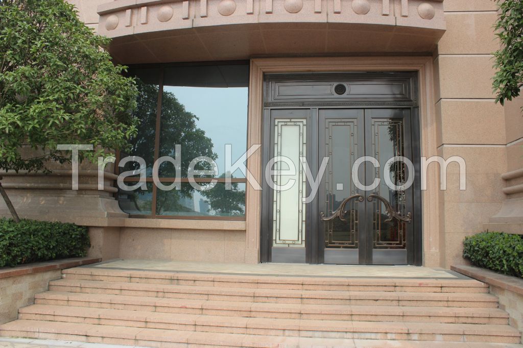 Customized copper doors